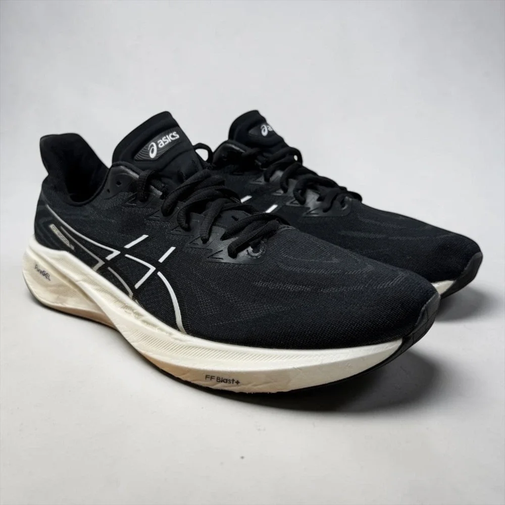 ASICS GT-2000 12 Mens Size 13 Black White Stability Running Shoes 1011B861